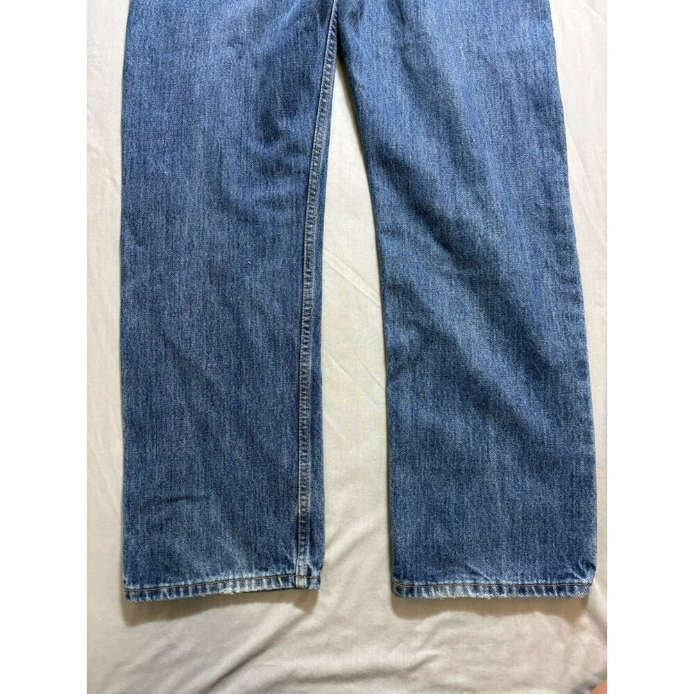 Vintage 80s Levis 505 Mens 33x30 Blue Reg Straight Made In Canada Nice Patch - Picture 8 of 12